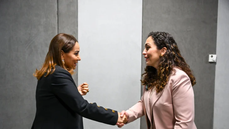 Ministra de la Mujer se reúne con presidenta de Kosovo durante foro internacional sobre paz y seguridad Ministra de la Mujer se reúne con presidenta de Kosovo durante foro internacional sobre paz y seguridad