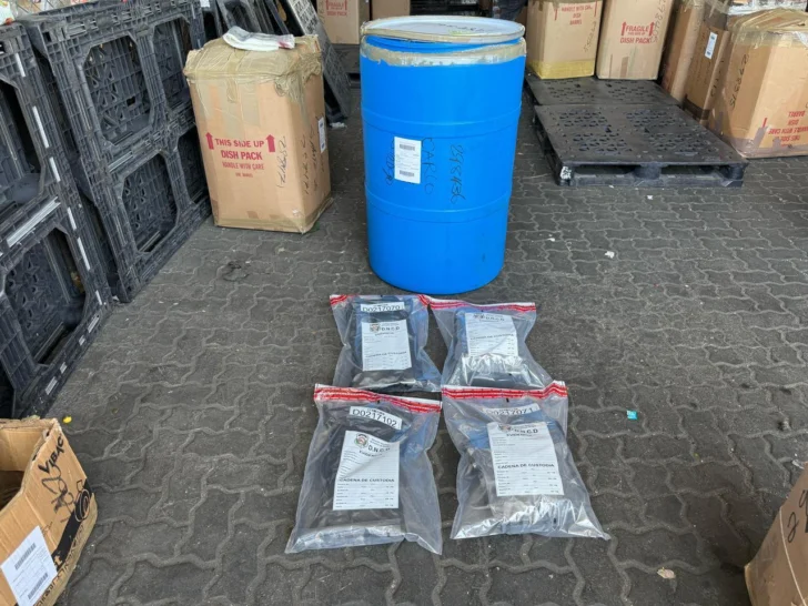 DNCD incauta 46 paquetes de marihuana en puerto de Haina