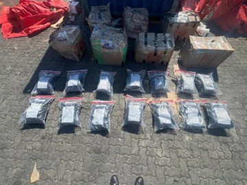 DNCD incauta 46 paquetes de marihuana en puerto de Haina
