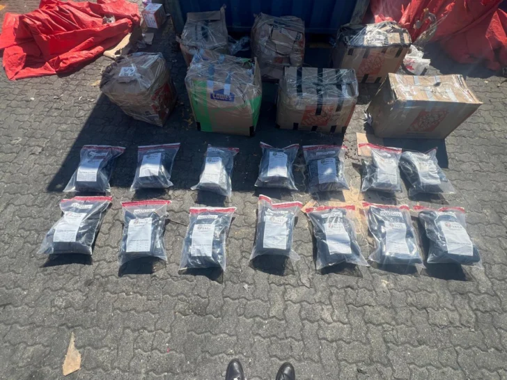 DNCD incauta 46 paquetes de marihuana en puerto de Haina