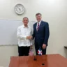 Canciller Álvarez y subsecretario de Estado Landau hablan sobre Haití