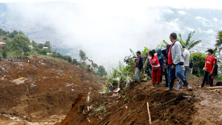 Colombia: al menos 10 personas muertas tras alud en Antioquia
