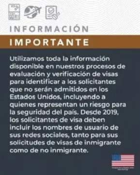 Embajada de EEUU revisa desde 2019 redes sociales de solicitantes de visado
