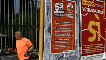 Italia vota en un referéndum sobre el acceso a la ciudadanía y el derecho laboral