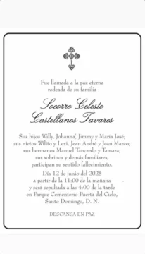 Sepultan hoy a Socorro Castellanos, pionera de la radio y televisión dominicana