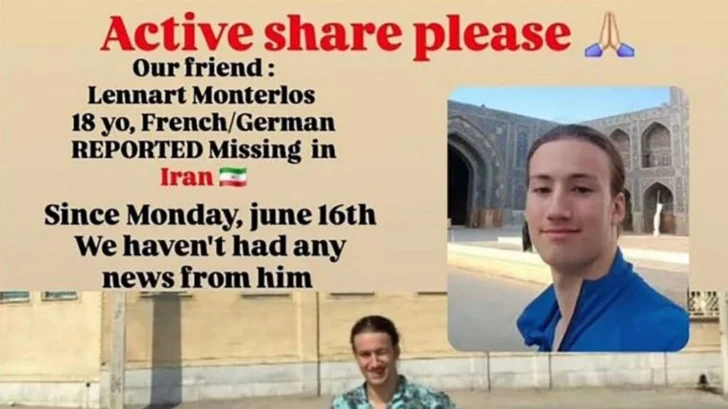 Desaparece en Irán un joven ciclista francés que desoyó las advertencias