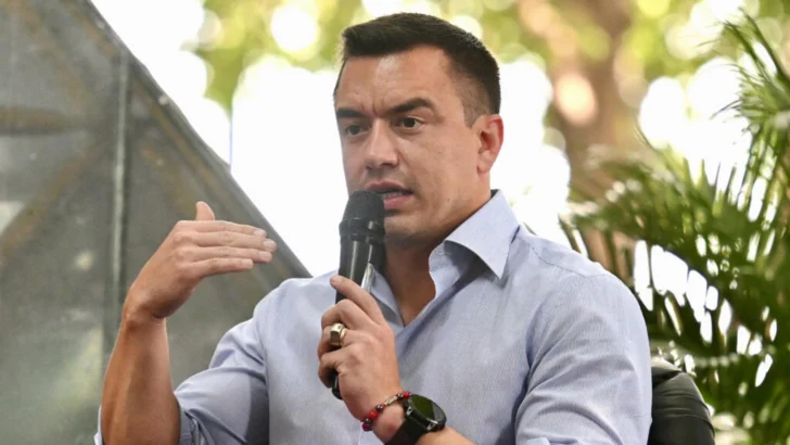 Noboa presenta proyecto de ley para regular a las ONG que acusa de desestabilizar el país