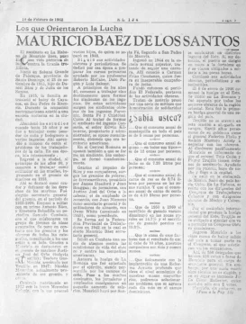 Mauricio Báez: símbolo de los obreros dominicanos