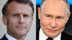 Macron pide a Putin alto el fuego en Ucrania en su primera conversación en tres años