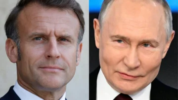 Macron pide a Putin alto el fuego en Ucrania en su primera conversación en tres años