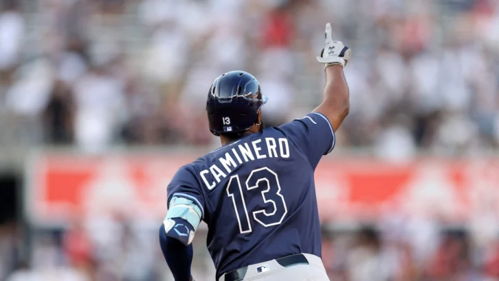 Los HR de Ozuna, Caminero, Laureano y Guerrero Jr. mandaron este lunes