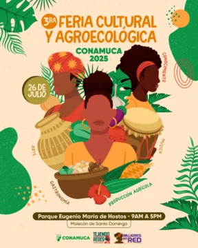 CONAMUCA celebrará hoy la III Feria Afro Cultural 2025 en el malecón de Santo Domingo