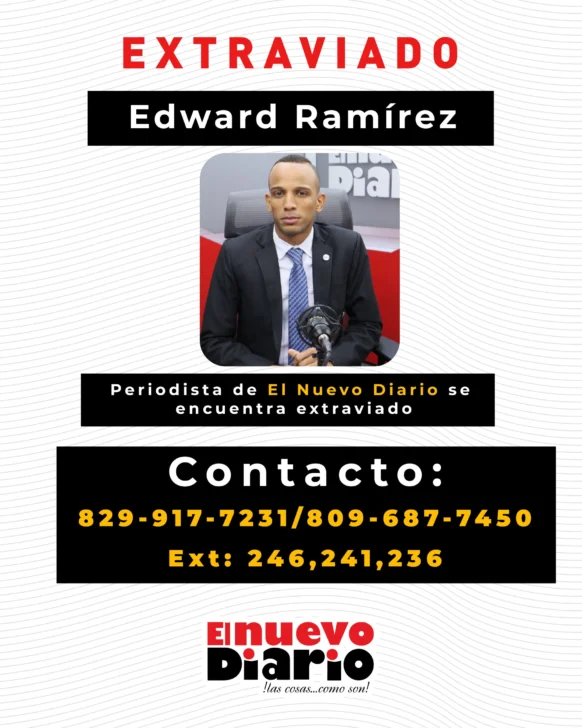 Periodista Edward Ramírez, de El Nuevo Diario, está desaparecido Periodista Edward Ramírez, de El Nuevo Diario, está desaparecido