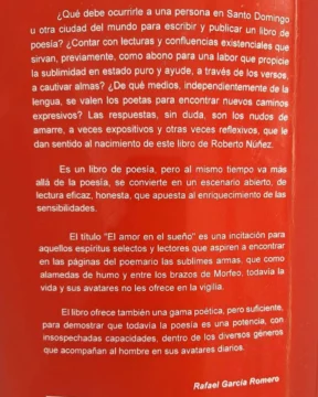 'El amor en el sueño y otras emociones, ilusiones y más': El onirismo lírico de Roberto Núñez