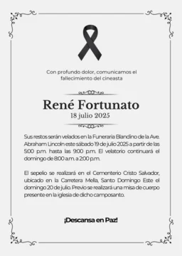 Velarán a René Fortunato este fin de semana en Santo Domingo