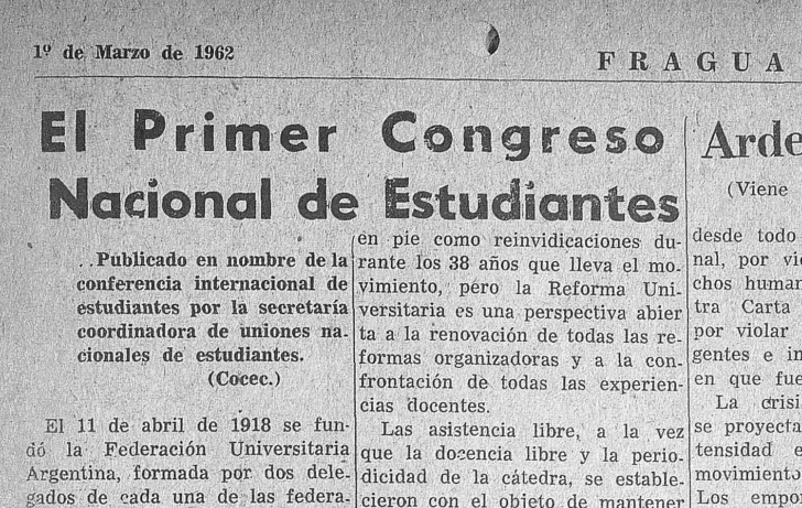 De Córdoba en 1918 a la ANEU de 1928. Historia de Fragua II