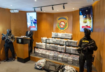 DNCD incauta 210 paquetes de presunta cocaína en puerto de Haina y Caucedo