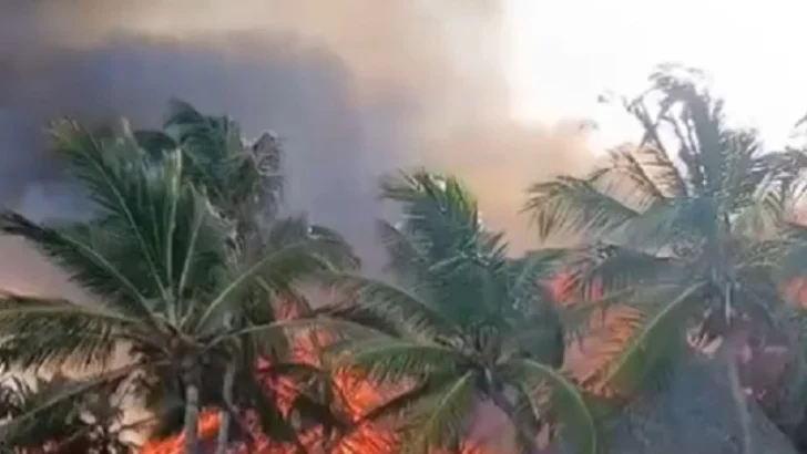 Incendio en Cap Cana afecta a varias villas