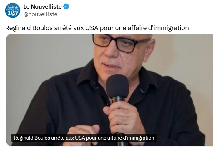 Excandidato presidencial haitiano Boulos detenido en Miami espera su deportación