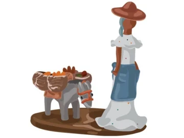  Muñeca sin rostro dominicana. Fuente eterna.
