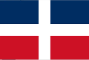  Primera bandera dominicana creada por J. P. Duarte en 1838