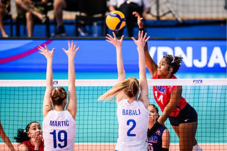 Reinas del Caribe U-19 caen ante las serbias