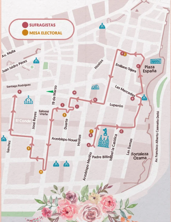 La ruta de 'Las sufragistas' se realizará este sábado 5 de julio La ruta de 'Las sufragistas' se realizará este sábado 5 de julio