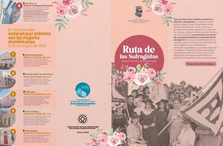 La ruta de 'Las sufragistas' se realizará este sábado 5 de julio