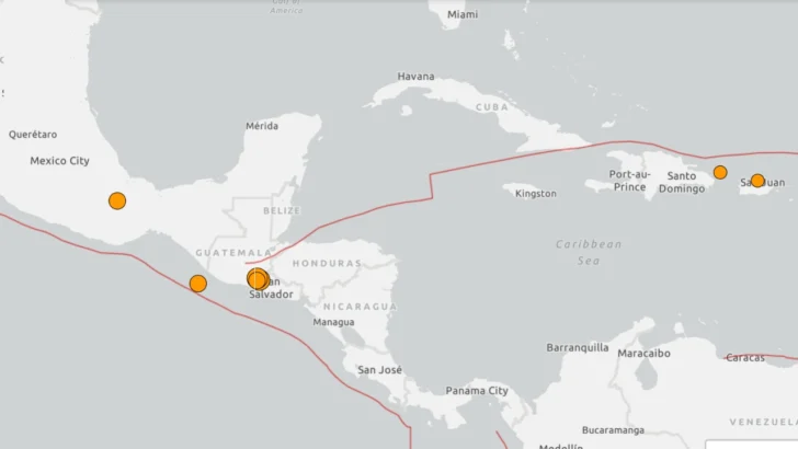 Fuertes sismos de 5,6 y 5,3 de magnitud sacuden Guatemala, El Salvador y Honduras