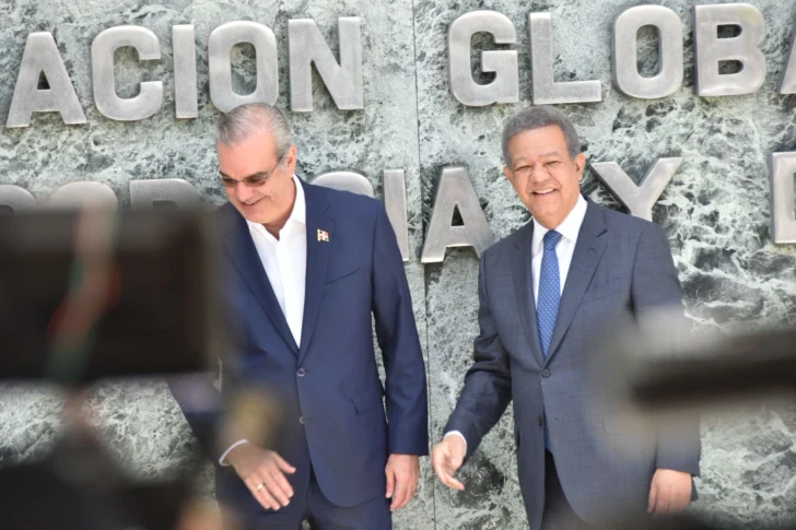  El presidente Luis Abinader y el exmandatario Leonel Fernández Foto: ©️ Juan Antonio Guio.