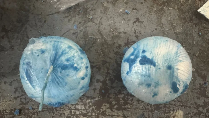 DNCD incauta velones y un peluche lleno de fibras de cocaína