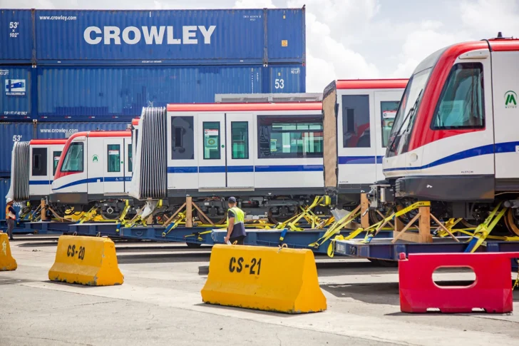 Opret incluye trenes de seis vagones en las líneas 1 y 2 del Metro de Santo Domingo