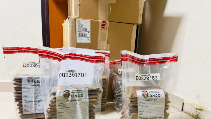 DNCD confisca 75 láminas de cocaína camufladas en cajas de tabaco