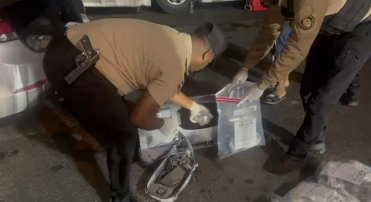 Incautan 13 paquetes de marihuana ocultos en un tanque de gas en Baní
