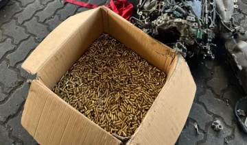 Hallan en motor de vehículo 8 mil municiones calibre 9 mm procedentes de EEUU