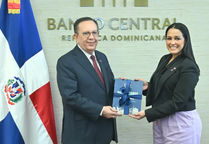 Valdez Albizu se reúne con la viceministra del Mirex, Celinés Toribio
