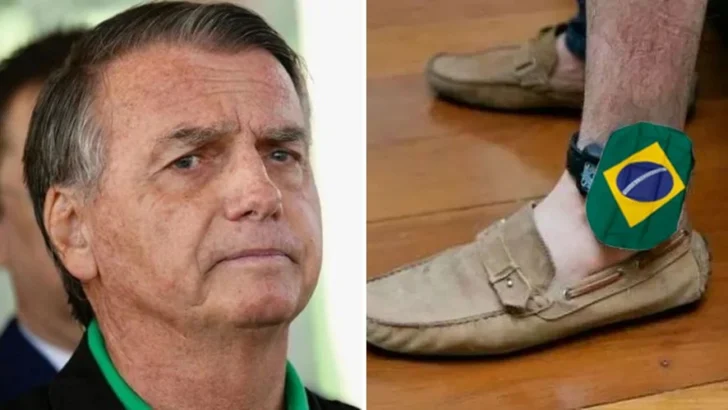 Policía de Brasil coloca a Bolsonaro tobillera electrónica por fuga