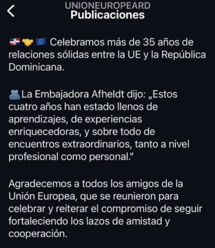 Embajadora Afheldt termina su misión en RD y es despedida en el Teatro Nacional