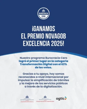 República Dominicana gana Premio NovaGob 2025 a la Transformación Digital