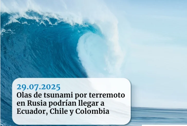 Alerta de tsunami en Chile, Ecuador, Hawái y Alaska por sismo de 8,8 en Rusia Alerta de tsunami en Chile, Ecuador, Hawái y Alaska por sismo de 8,8 en Rusia