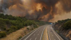 España: los incendios forestales consumen el noroeste y el oeste del país