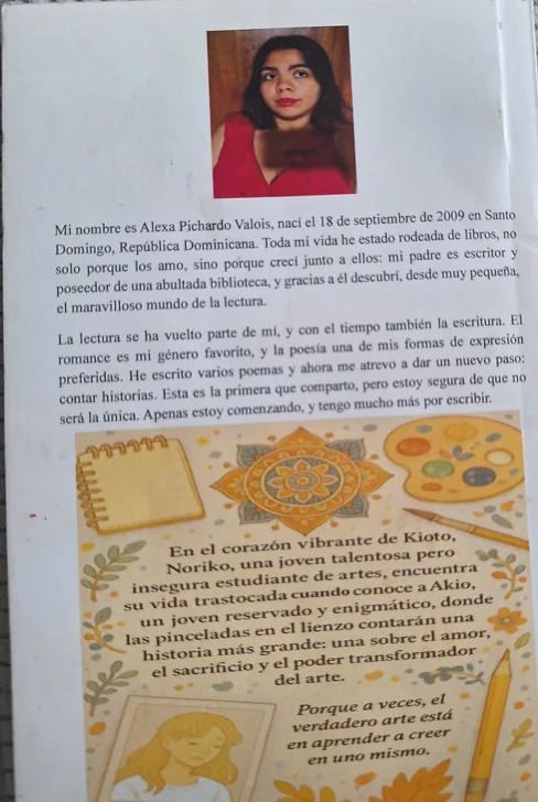 'Pintando con corazón': El narrar lírico y filosófico de Alexa Pichardo Valois