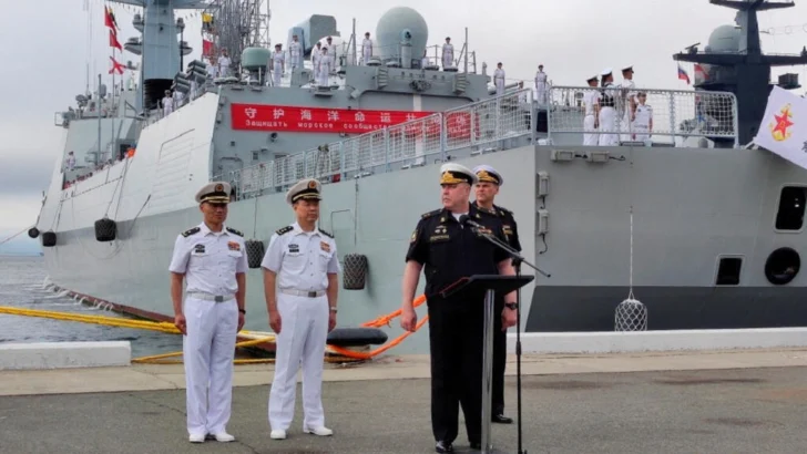 China y Rusia inician sus ejercicios navales anuales en el mar de Japón