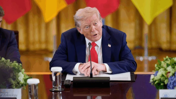 El papel crucial que juega un mapa de la guerra de Ucrania en la visión de Trump sobre el conflicto
