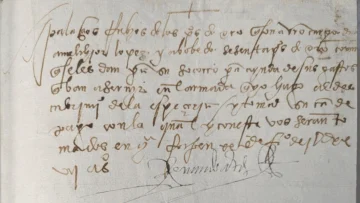 El documento de 500 años de antigüedad que fue firmado por Hernán Cortés y que el FBI devuelve a México