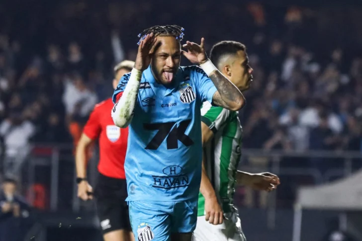 Neymar anota dos goles y brilla en partido observado por los enviados de Carlo Ancelotti
