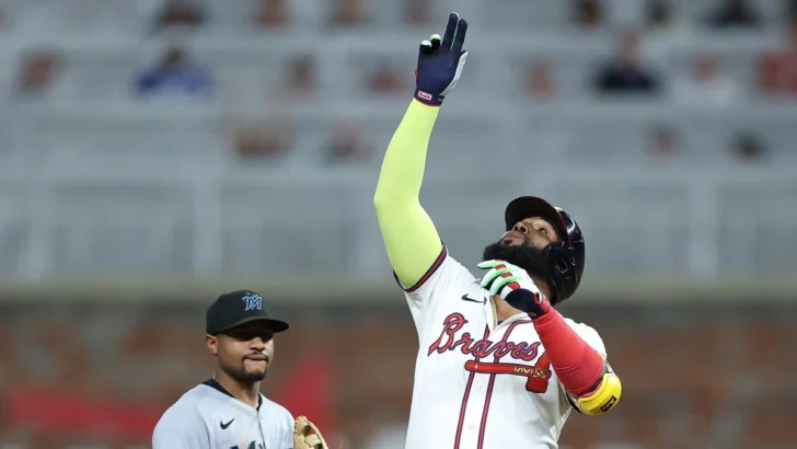Jonrón clave de Marcell Ozuna Jonrón clave de Marcell Ozuna