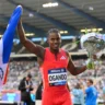 El dominicano Alexander Ogando brilla en Bruselas con la victoria en 200 metros