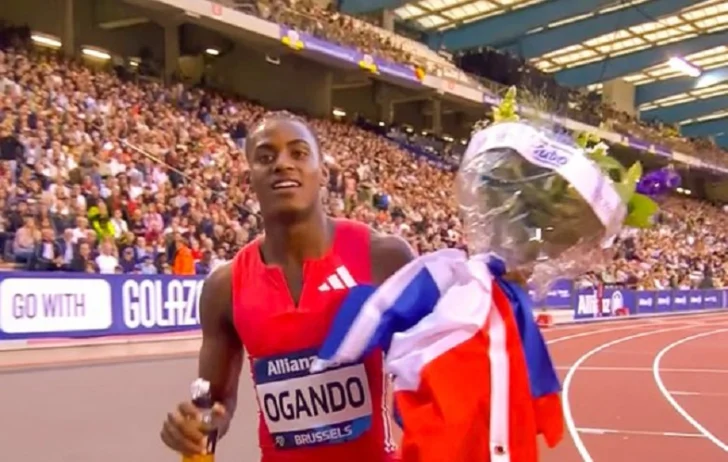 El dominicano Alexander Ogando brilla en Bruselas con la victoria en 200 metros El dominicano Alexander Ogando brilla en Bruselas con la victoria en 200 metros
