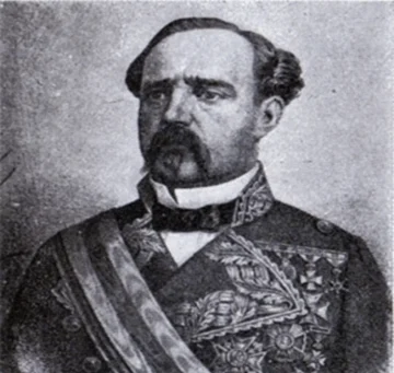  Brigadier José de la Gándara, Capitán General y último Gobernador de España en Santo Domingo, entre el 31 de marzo de 1864 y el 11 de julio de 1865.
